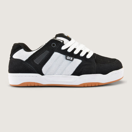 Tênis Qix Square Suede - Preto e Branco Latex