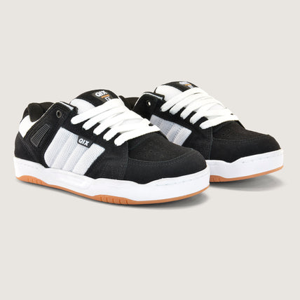 Tênis Qix Square Suede - Preto e Branco Latex