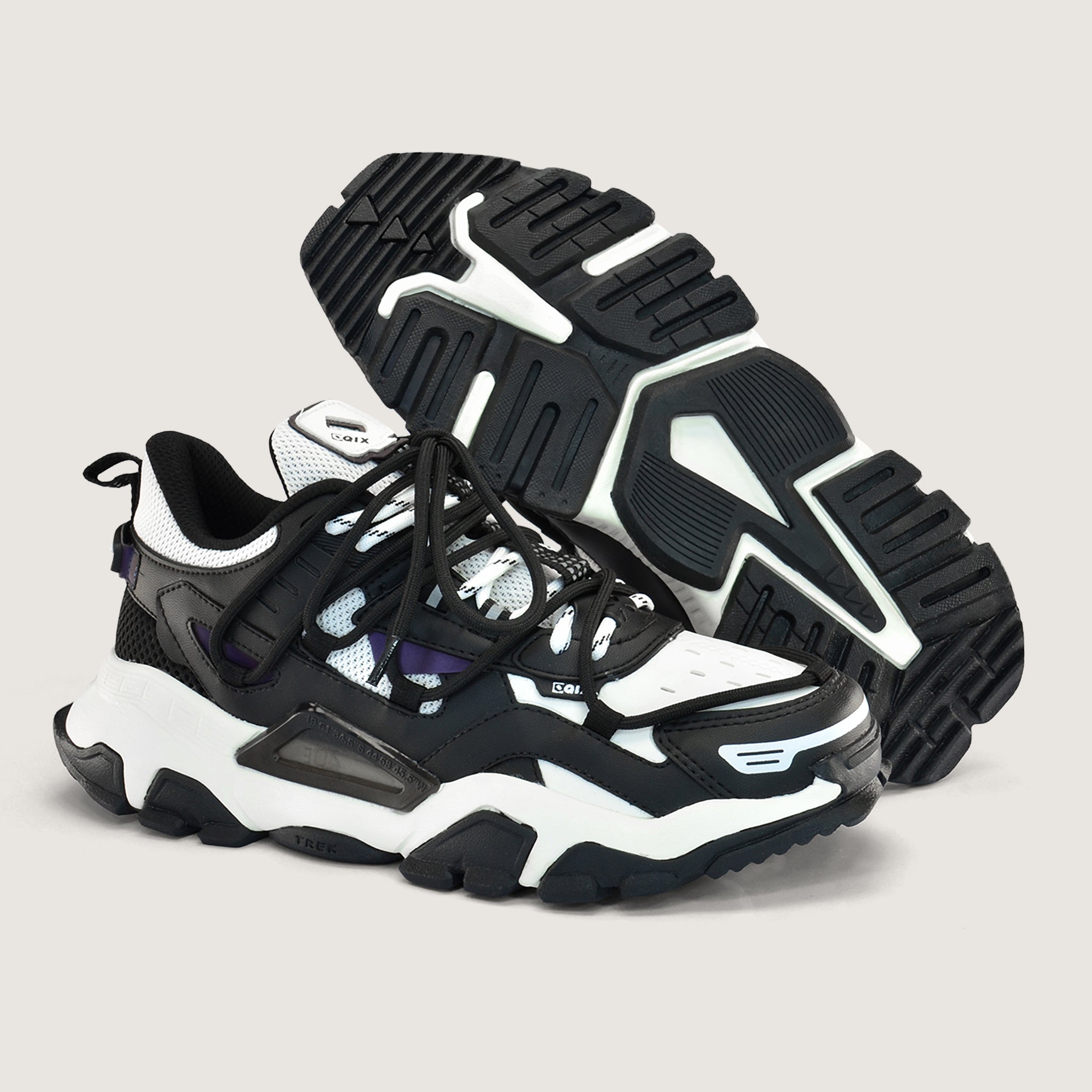 Tênis QIX and Kings Trek heart Pack Preto