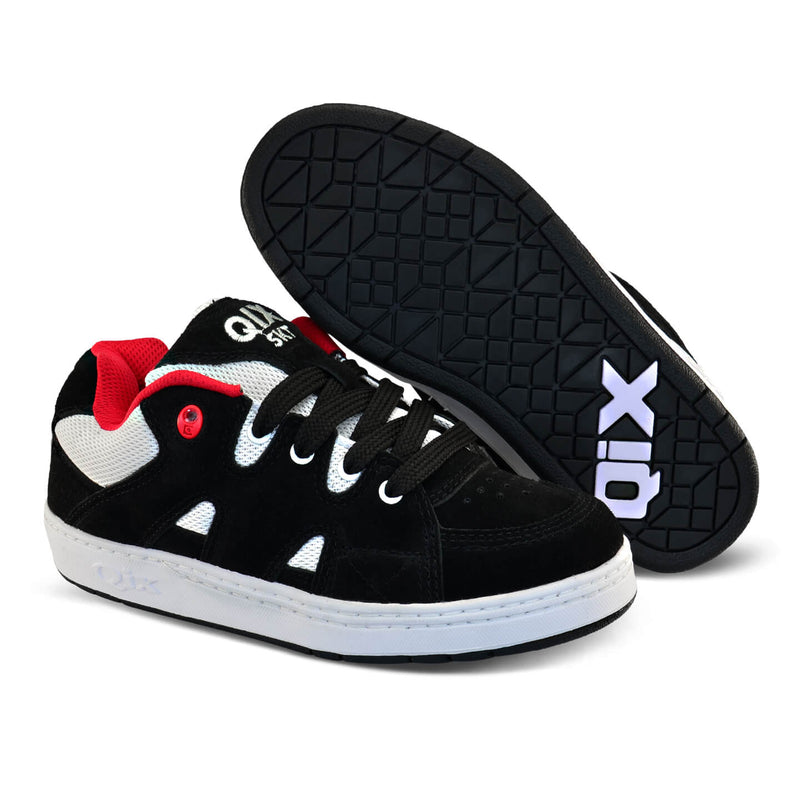 Tênis QIX Plaza 2 Preto, Branco e Vermelho