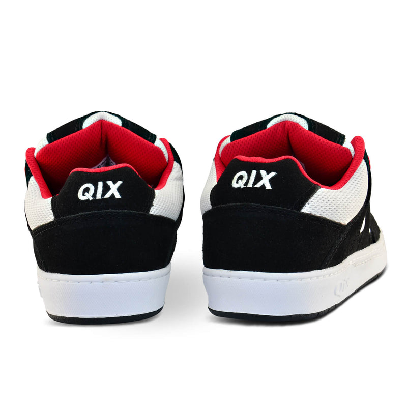 Tênis QIX Plaza 2 Preto, Branco e Vermelho