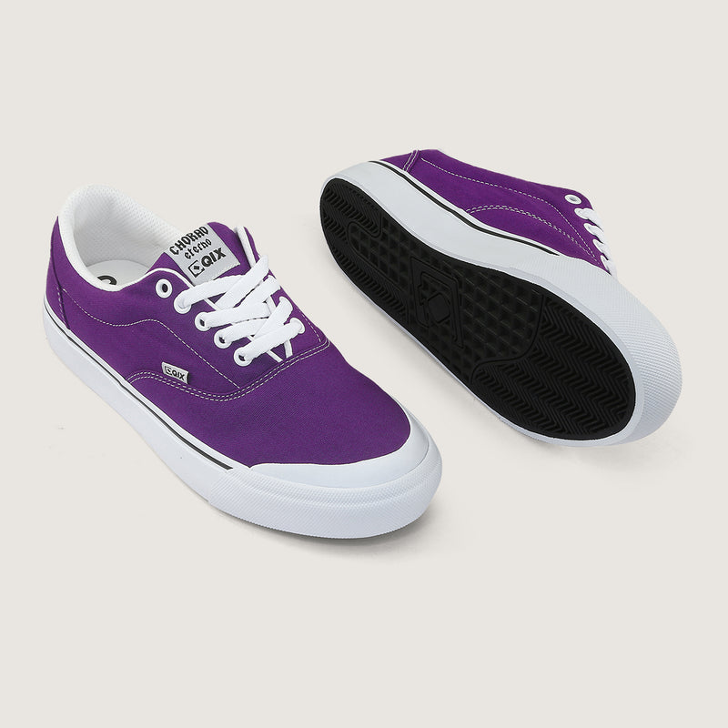 Tênis QIX Sunset Chorão Roxo e Branco