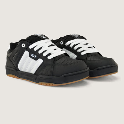 Tênis Qix Skate Square - Preto e Branco Latex