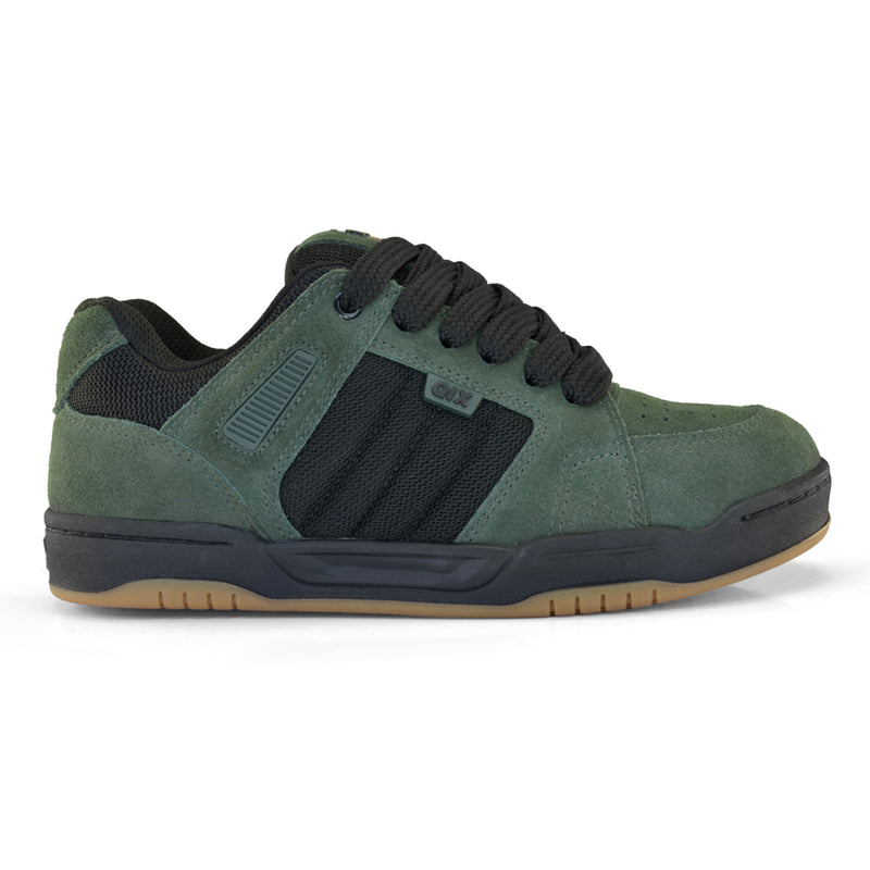 Tênis Qix Square Suede - Verde Musgo Latex