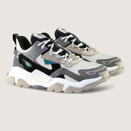 Tênis Qix Trek Urban Hiking Bege e Grafite