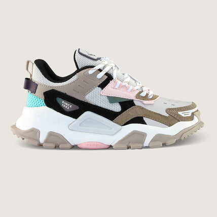 Tênis Qix Trek Urban Hiking Bege e Rosê
