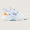 Tênis Qix Trek Urban Hiking Branco e Lilás
