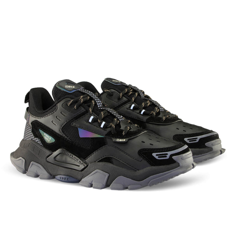 Tênis Qix Trek Urban Hiking - Preto e Grafite