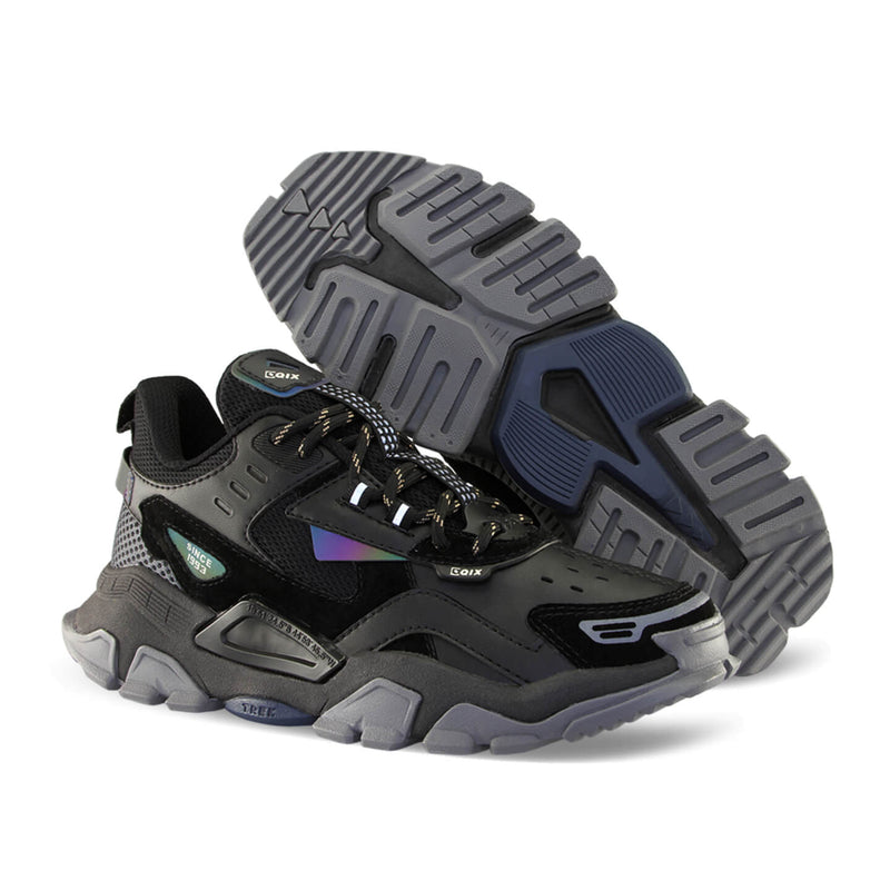 Tênis Qix Trek Urban Hiking - Preto e Grafite