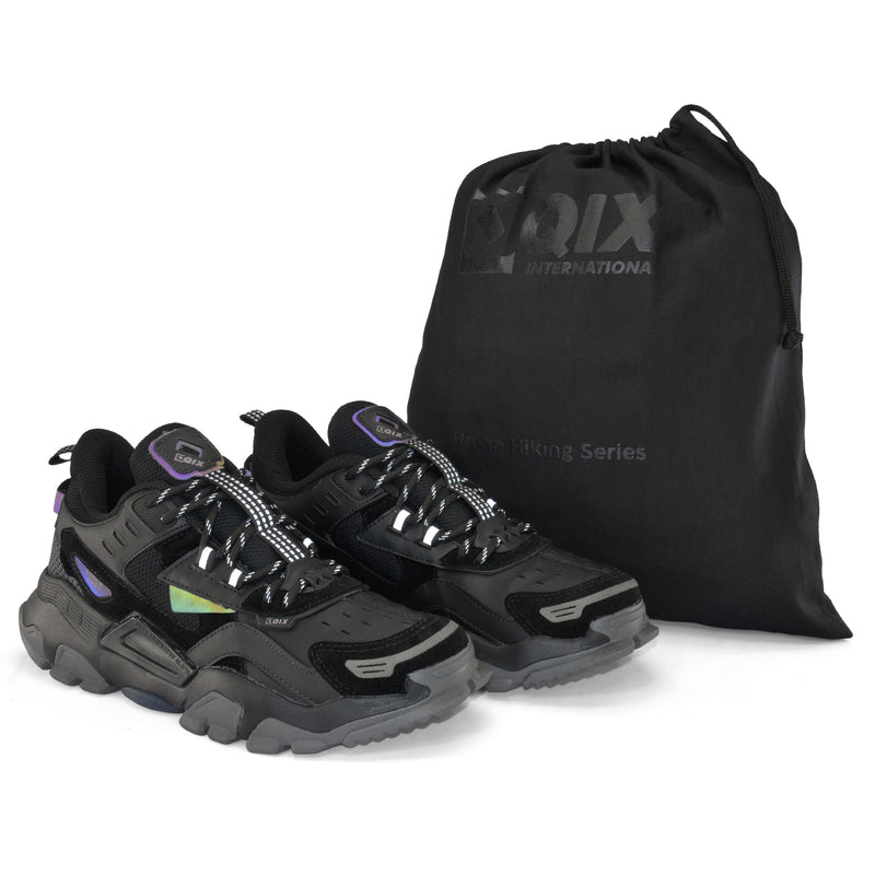 Tênis Qix Trek Urban Hiking Preto e Grafite