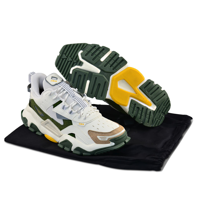 Tênis Qix Trek Urban Hiking - Branco e Verde