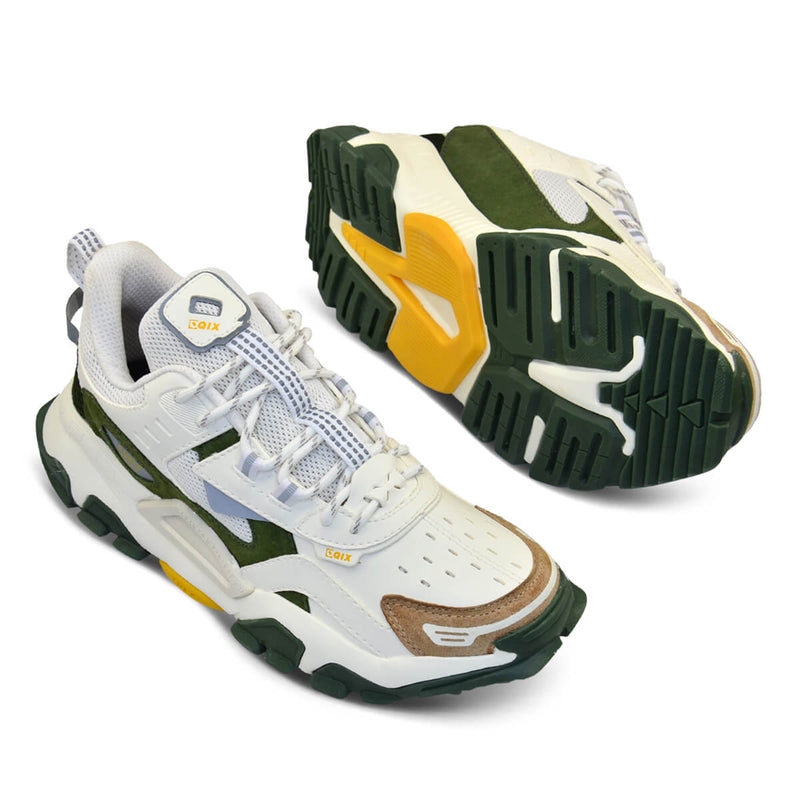 Tênis Qix Trek Urban Hiking Branco e Verde