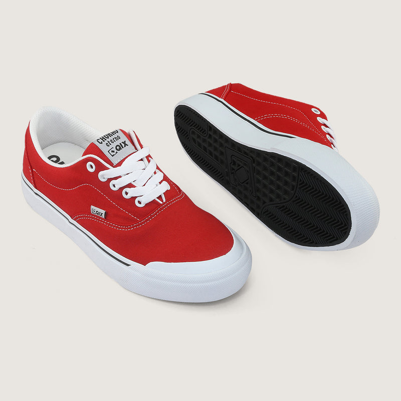 Tênis QIX Sunset Chorão Vermelho e Branco