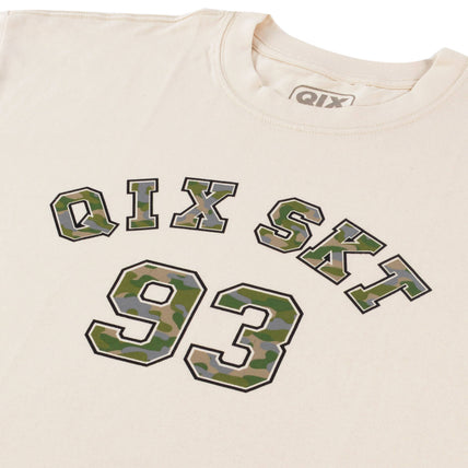 CAMISETA QIX SKT 93 CAMOUFLAGED LOGO OFF WHITE