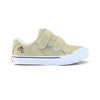 Tênis QIX Infantil Chorão Park Velcro Bege e Branco