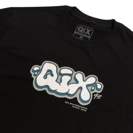 CAMISETA QIX INTERNATIONAL SPLASH PRETA