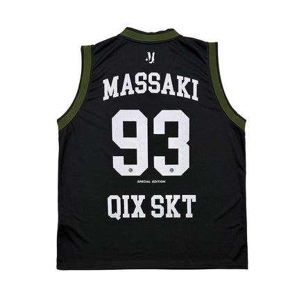 CAMISETA QIX MASSAKI PRETA E VERDE