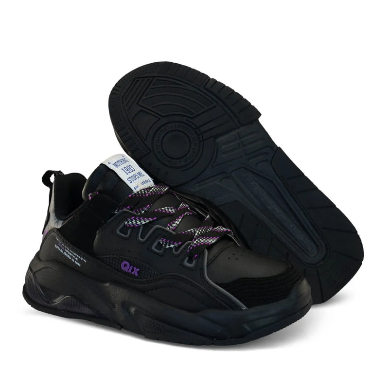 Tênis QIX Missy Feat Urban Hiking Series Preto e Uva