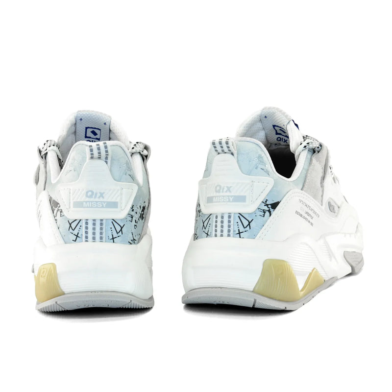 Tênis QIX Missy Feat Urban Hiking Series Branco e Cinza