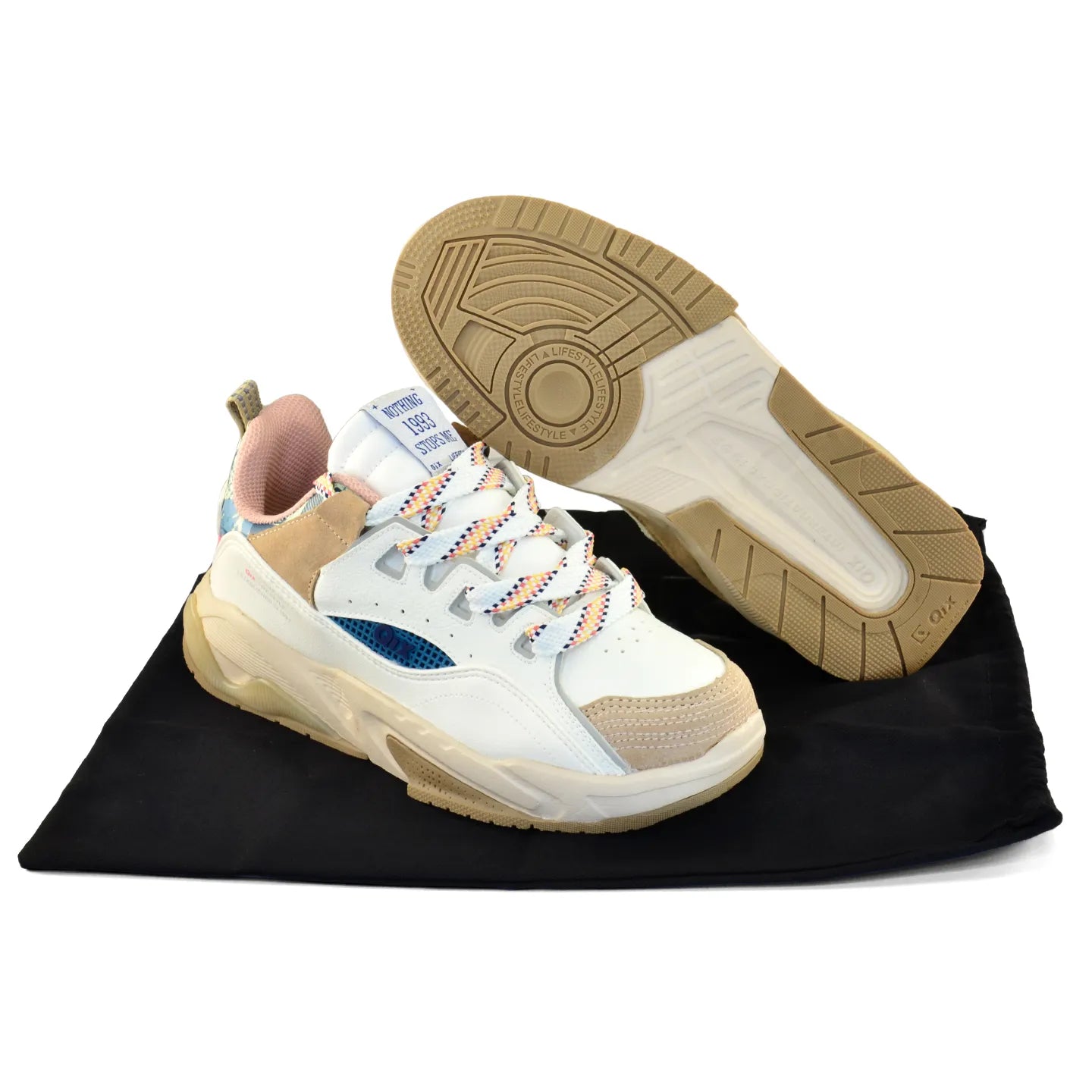 Tênis QIX Missy Feat Urban Hiking Series Bege e Rosê