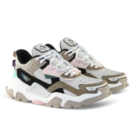 Tênis Qix Trek Urban Hiking Bege e Rosê