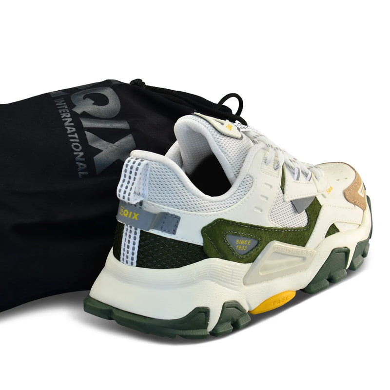Tênis Qix Trek Urban Hiking Branco e Verde 