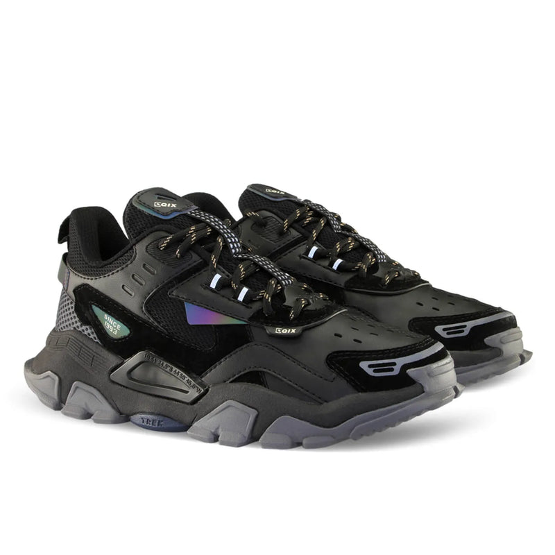 Tênis Qix Trek Urban Hiking Preto e Grafite