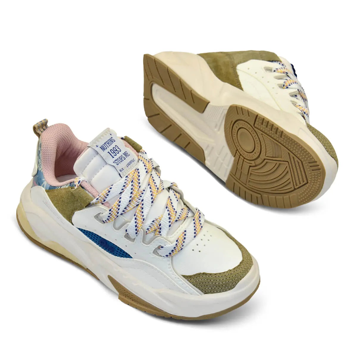 Tênis QIX Missy Feat Urban Hiking Series Bege e Rosê