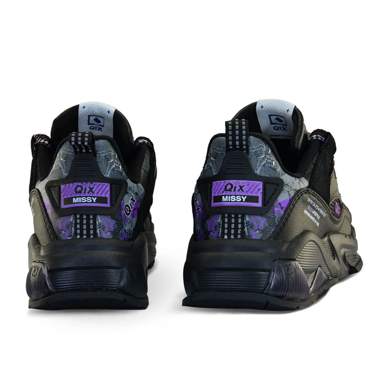 Tênis QIX Missy Feat Urban Hiking Series Preto e Uva