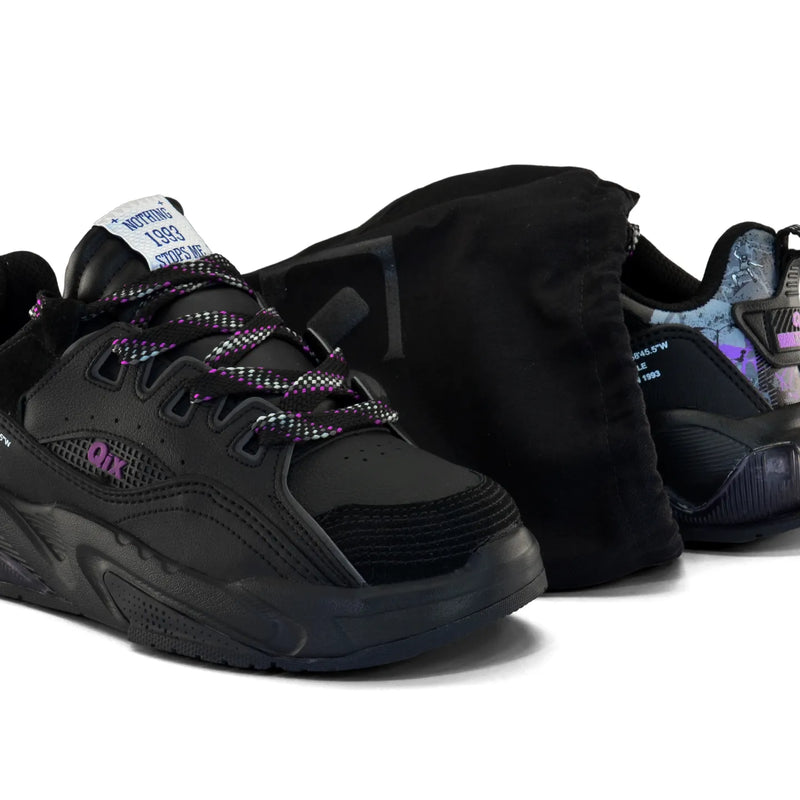 Tênis QIX Missy Feat Urban Hiking Series Preto e Uva