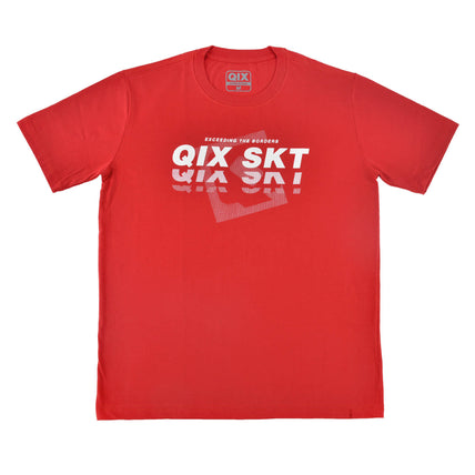 CAMISETA QIX THREE-DIMENSIONAL VERMELHA