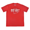 CAMISETA QIX THREE-DIMENSIONAL VERMELHA