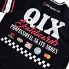 CAMISETA QIX RAGLAN SKATEBOARDS PRETA