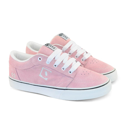Tênis QIX 93 Ninety Three Vulcan 07 - Rosa e Branco