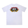 CAMISETA QIX FIRE SKATE BOARDS BRANCA