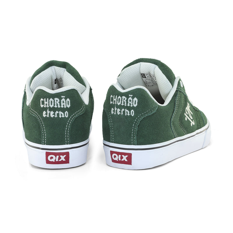 Tênis QIX Chorão Lado-B Vulk Verde e Branco