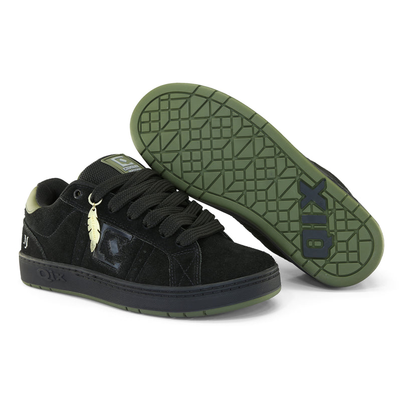 Tênis Qix Combat Massaki Preto e Verde