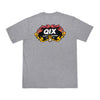 CAMISETA QIX FIRE SKATE BOARDS MESCLA