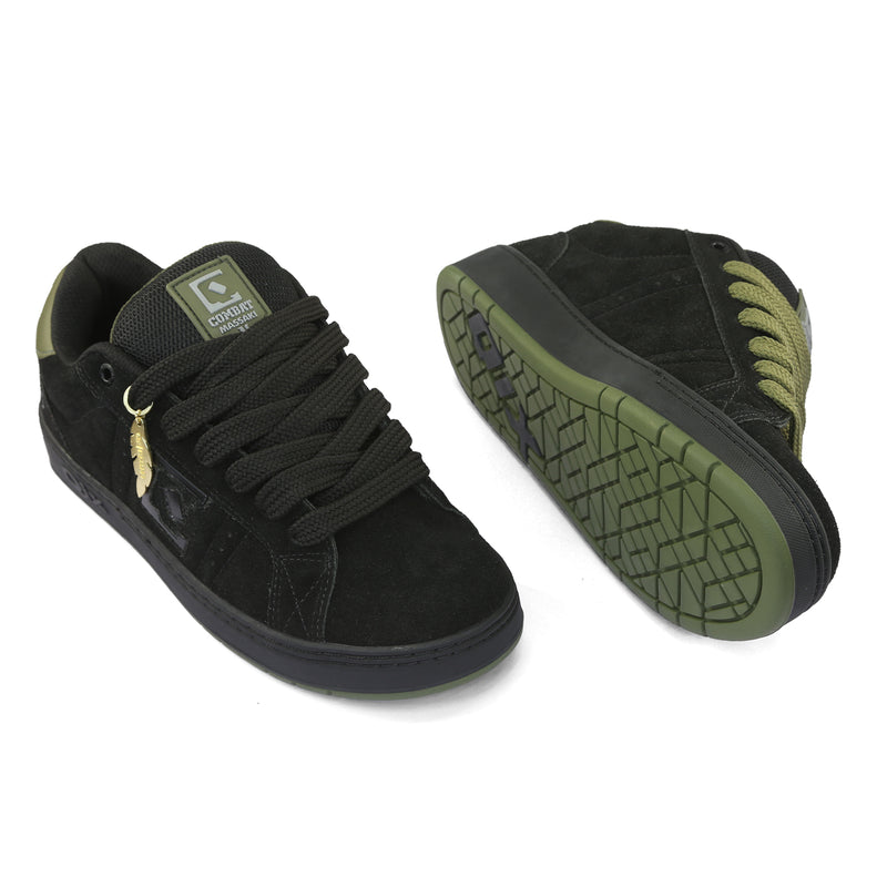 Tênis Qix Combat Massaki Preto e Verde