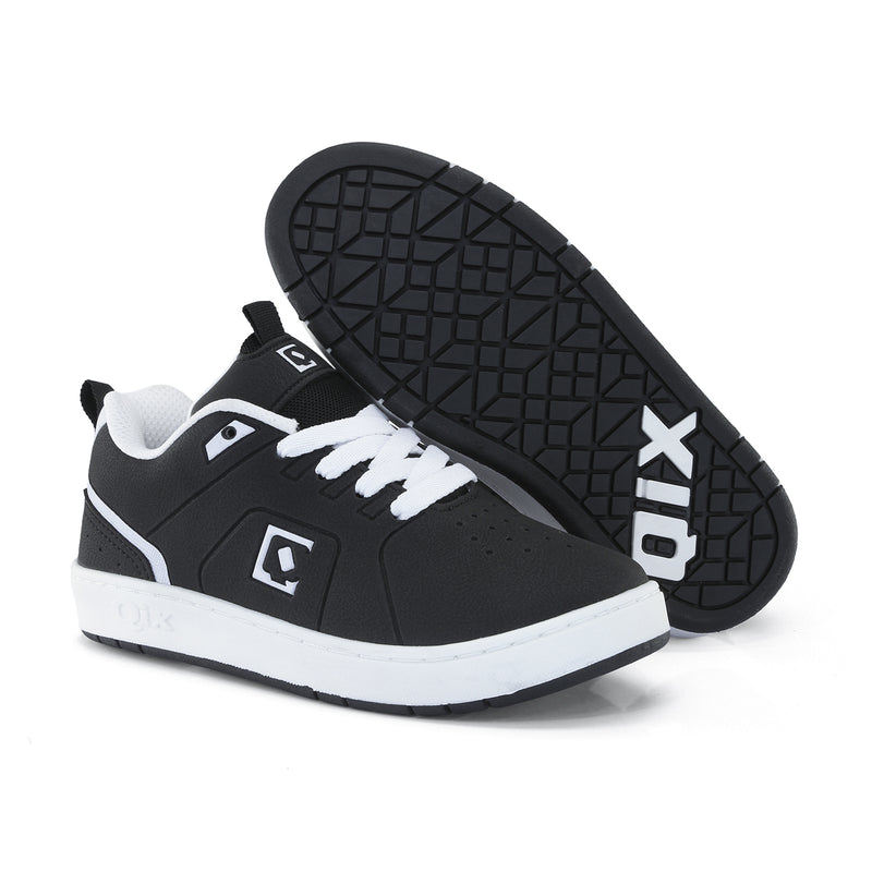 Tênis Infantil QIX Smash Preto, Branco e Preto