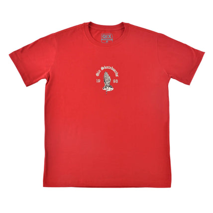 CAMISETA QIX SKULL SKATEBOARD VERMELHA