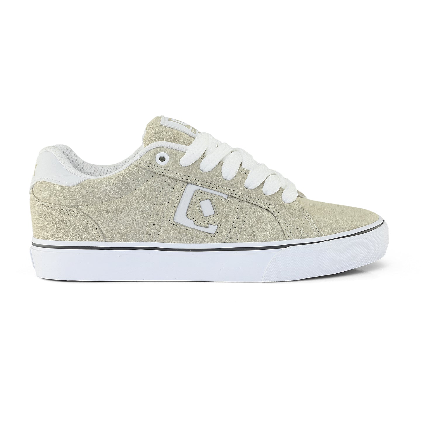 Tênis QIX Combat Suede Vulk Bege e Branco