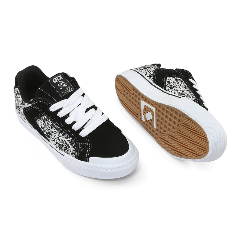 Tênis QIX Chorão Park Preto e Branco