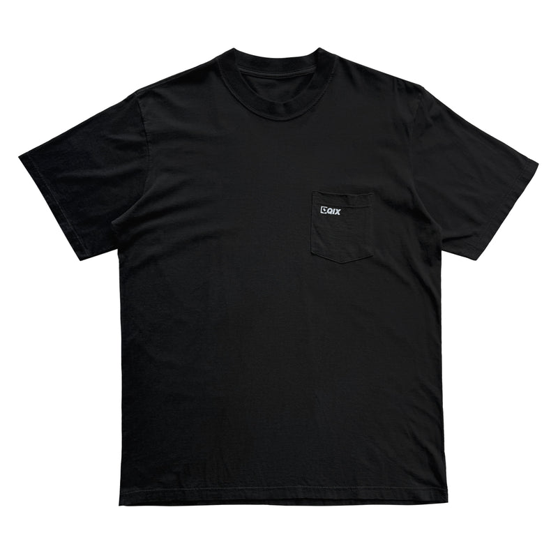 CAMISETA QIX STREET BOLSO PRETA