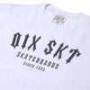 CAMISETA QIX SKATE BOARDS SINCE 1993 BRANCA