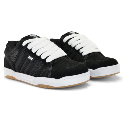 Tênis Qix Square Suede - Preto e Branco