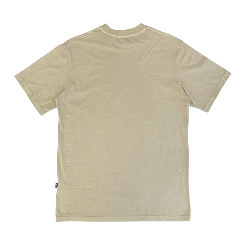 CAMISETA QIX STREET MINIMAL LOGO AREIA ESTONADO