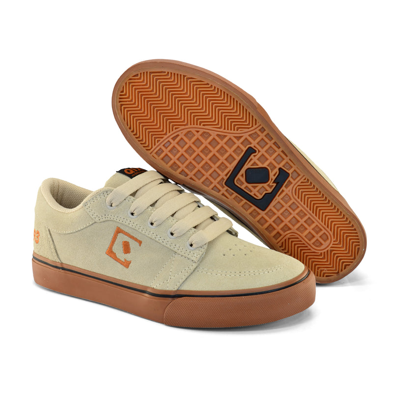 Tênis QIX 93 Ninety Three Vulcan 07 - Bege e Gum
