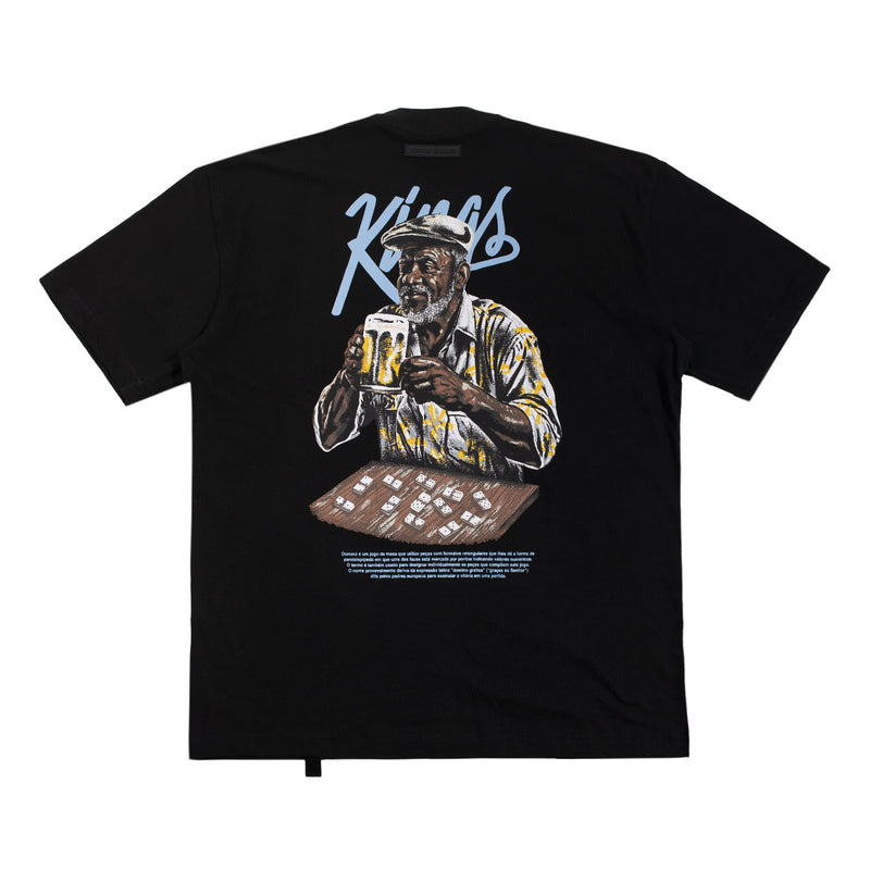 Camiseta Kings Boêmia Club Sorte no Jogo Preto