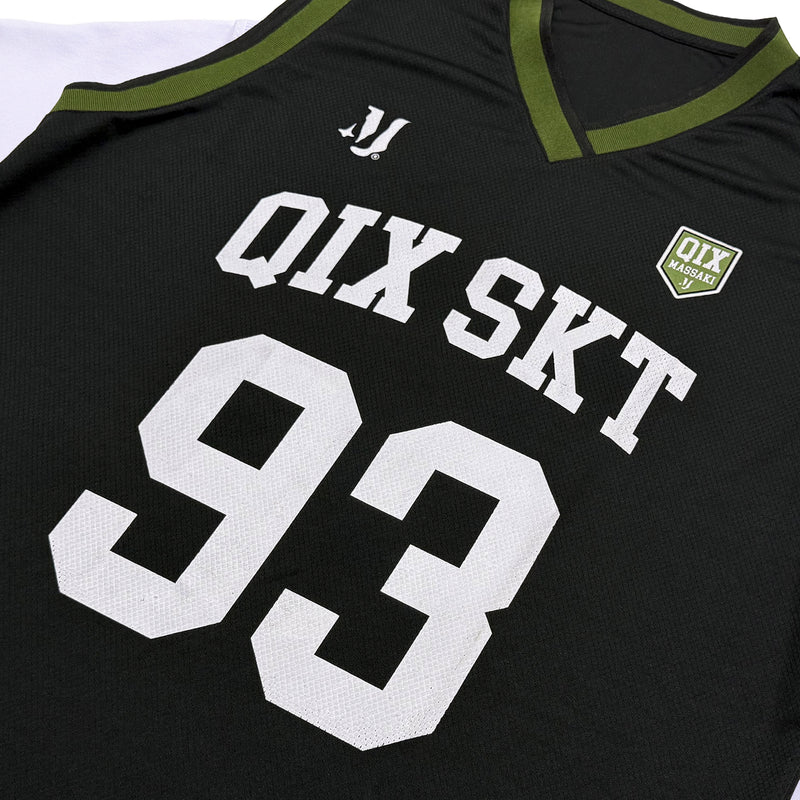 CAMISETA QIX MASSAKI PRETA E VERDE